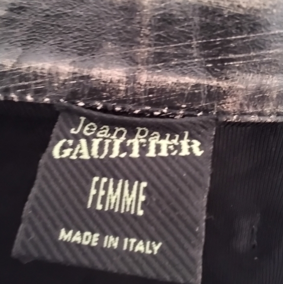 Jean Paul Gautier black women blouse shirt zip on made in Italy - Picture 4 of 5